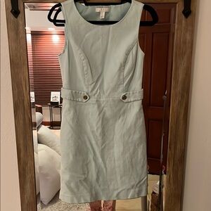 Forever 21 Green Sleeveless Sheath Mini Dress